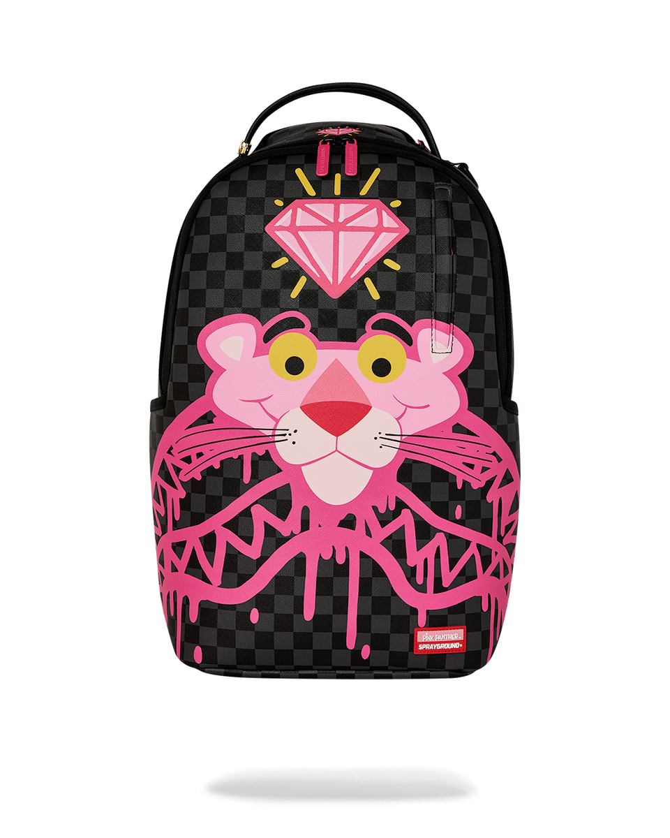 SPRAYGROUND PINK PANTHER リュック Sprayground Pink Panther Diamond Shark Backpack Unsiex Black