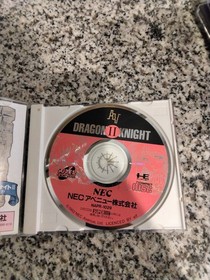 1992 Japan PC ENGINE Disc Game DRAGON KNIGHT II Super CD ROM jrpg TURBOGRAFX rpg