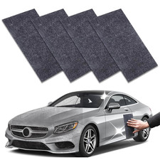 4 Stück Nano Sparkle Tuch Auto Kratzer Entferner Magic Poliertuch Set