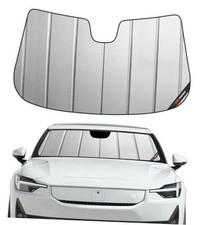 Windshield Sun Shade EV Fastback , Matte Silver for Polestar 2 2021-2026