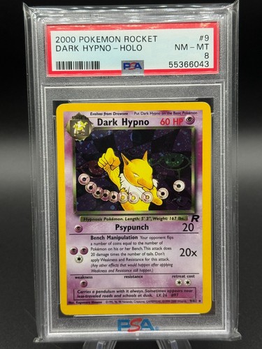 Dark Hypno (Unlimited) graded PSA 8 for sale on eBay