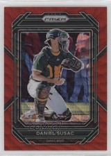 2023 Panini Prizm Ruby Wave Prizm Daniel Susac #37 0c6
