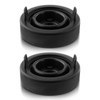 2X Rubber 80mm Car Headlight Dust Housing Cover Kit For HID LED Bulb Seal Cap
