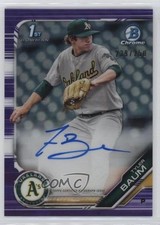 2019 Bowman Draft Chrome Pick Purple Refractor /250 Tyler Baum #CDA-TB Auto 4f5