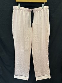 Victoria&rsquo;s Secret Pajama Set L Sleepwear Satin Lounge Pink NWT Pants