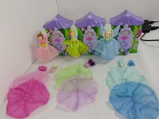(3) Disney Store Disney Fairies Magical Fairy Spinner Tinker Bell Prilla & Rani