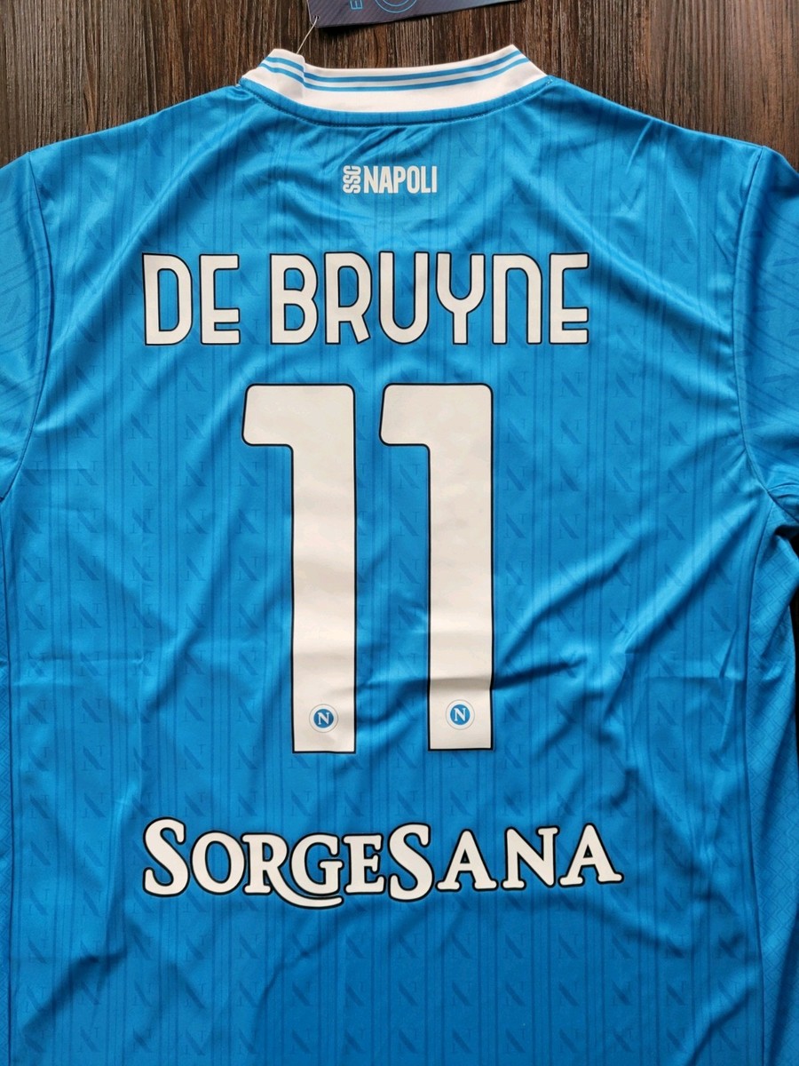 サイズ：M ナポリ スペシャルジャージ 【DE BRUYNE 11 番】 サイズ：L ナポリ スペシャルジャージ 【DE BRUYNE 11 番