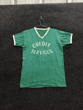 True Vintage Russell Southern Ringer Tee Mens XL Green 22 All Cotton 1960s