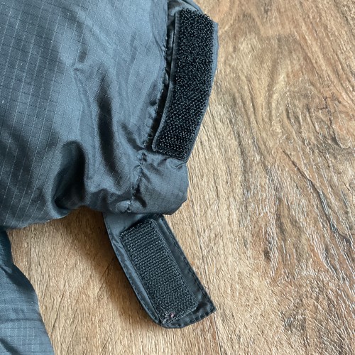 VTG Jacket Men Size XL JANSPORT Duck DOWN Feather PUFFER Coat Black Cold Winter - Picture 4 of 16
