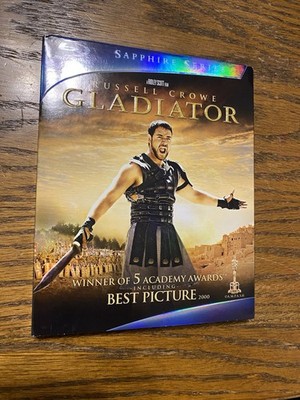 Gladiator (Sapphire Series) (Blu-Ray/DVD, 2000) w/Slipcover Ridley Scott Rare