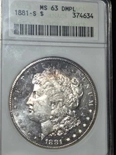 1881 S $1 Morgan Dollar MS63 DMPL "Soapbox" Toned #374634