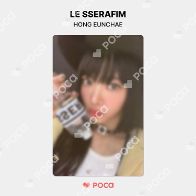[LE SERAFIM HONG EUNCHAE] UNFORGIVEN COMPACT Ver. Album Fotokarte