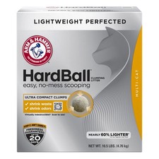 Hardball Lightweight Cat Litter Multi-Cat No-Mess Scooping Clumping Litter New