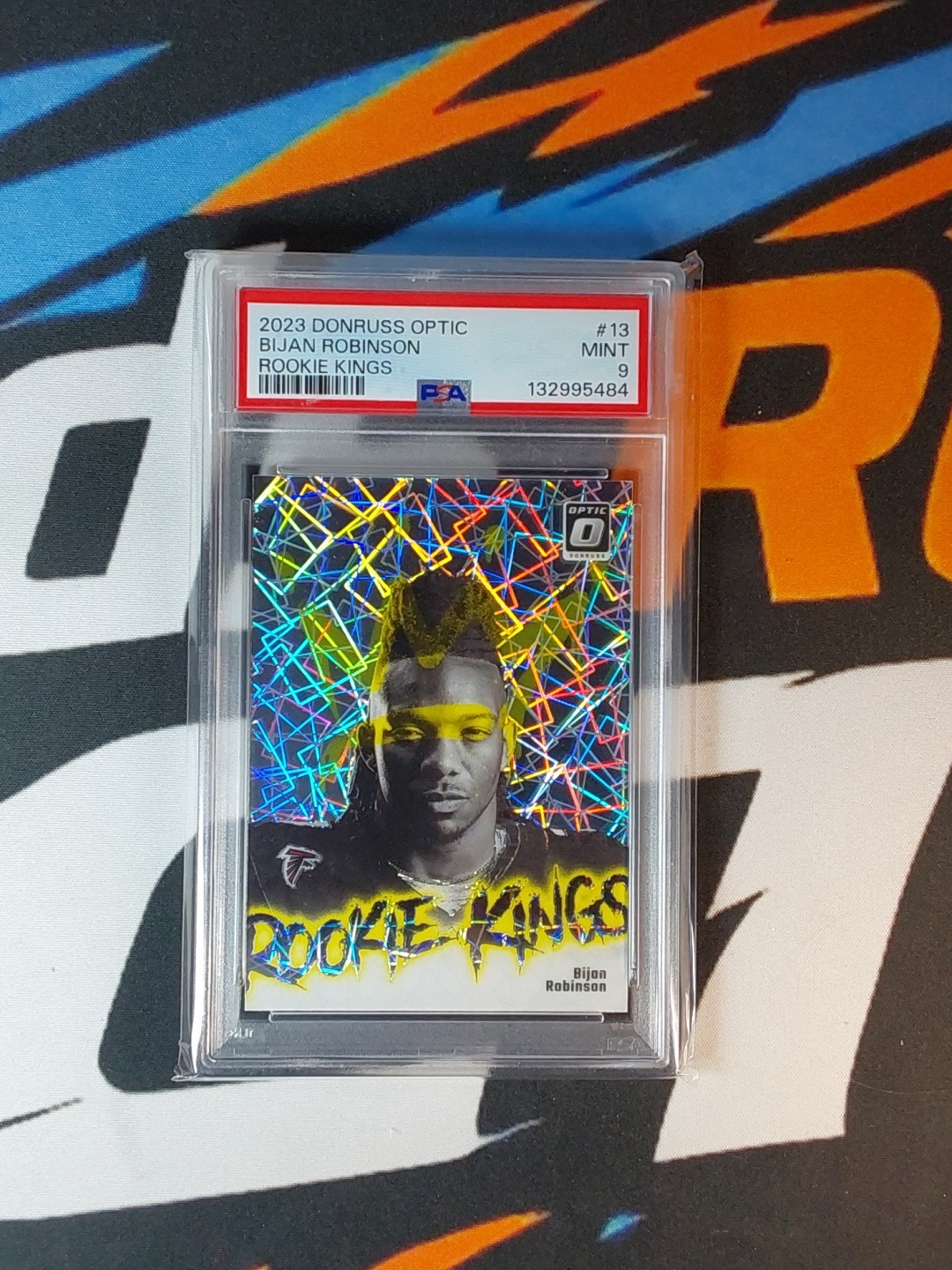 2023 Panini Donruss Optic Bijan Robinson Rookie Kings PSA 9