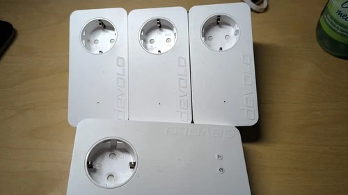 3 x  Devolo dLAN 1200 + Devolo WiFi AC Powerline Adapter - tadelloser Zustand