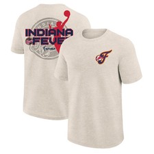 Unisex Fanatics Cream Indiana Fever Tri-Blend Elite T-Shirt