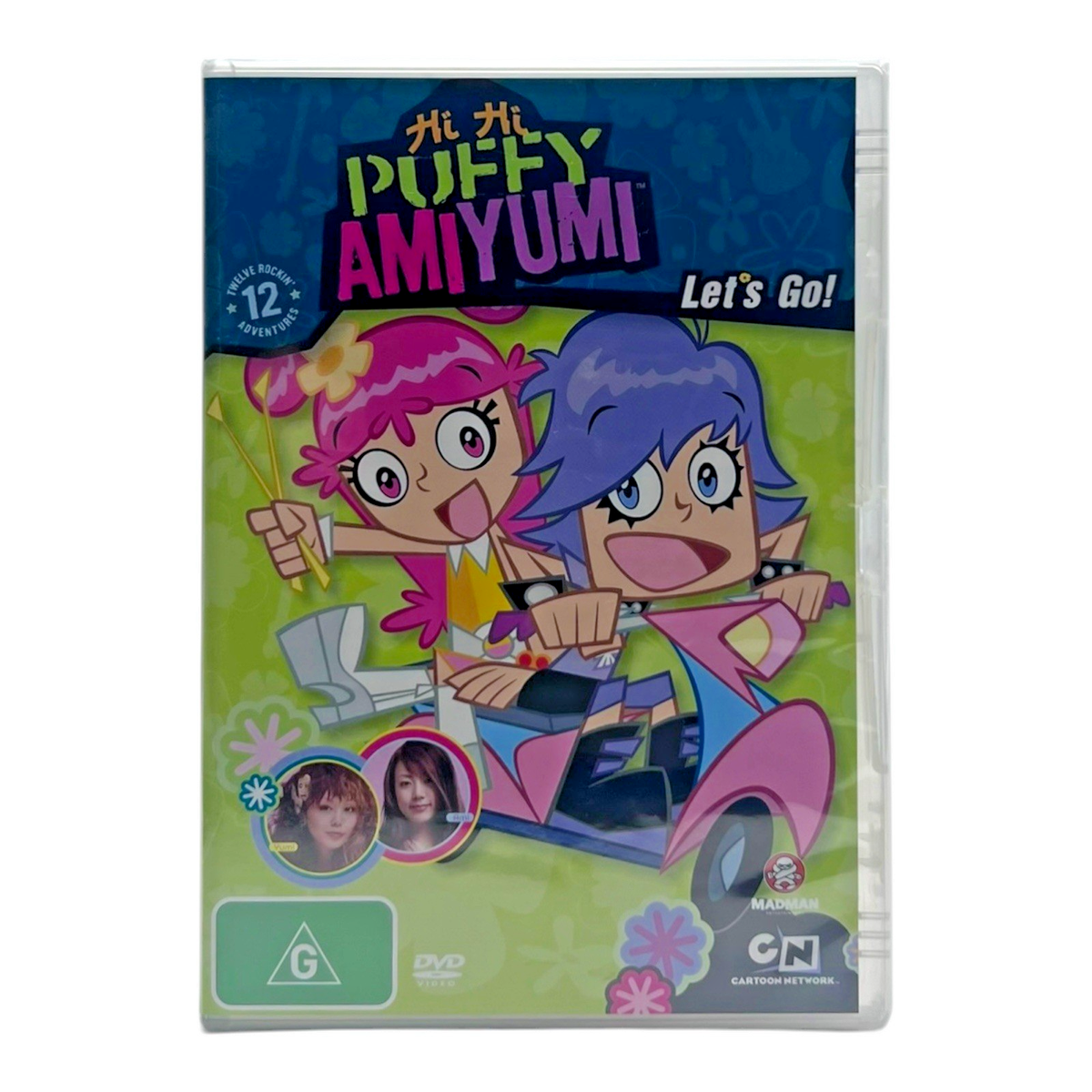 Hi Hi Puffy AmiYumi: Let's Go! Volume 1 DVD - Region 4, PAL - New