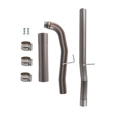 Exhaust Pipe Muffler Pipe Tube For Chevy Silverado 6.6l Duramax 2011- 2015