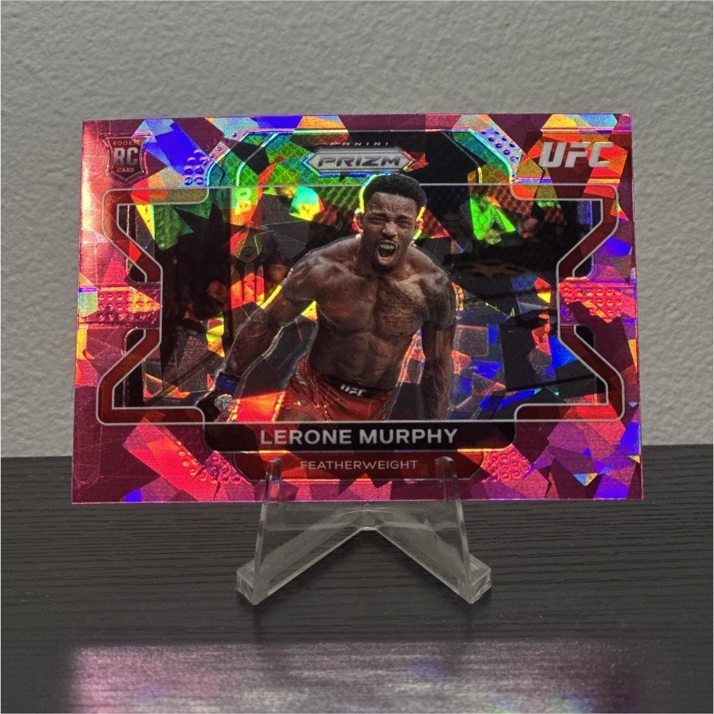 2022 Panini Prizm UFC - Lerone Murphy #6 Cracked Ice Rookie Featherweight #6