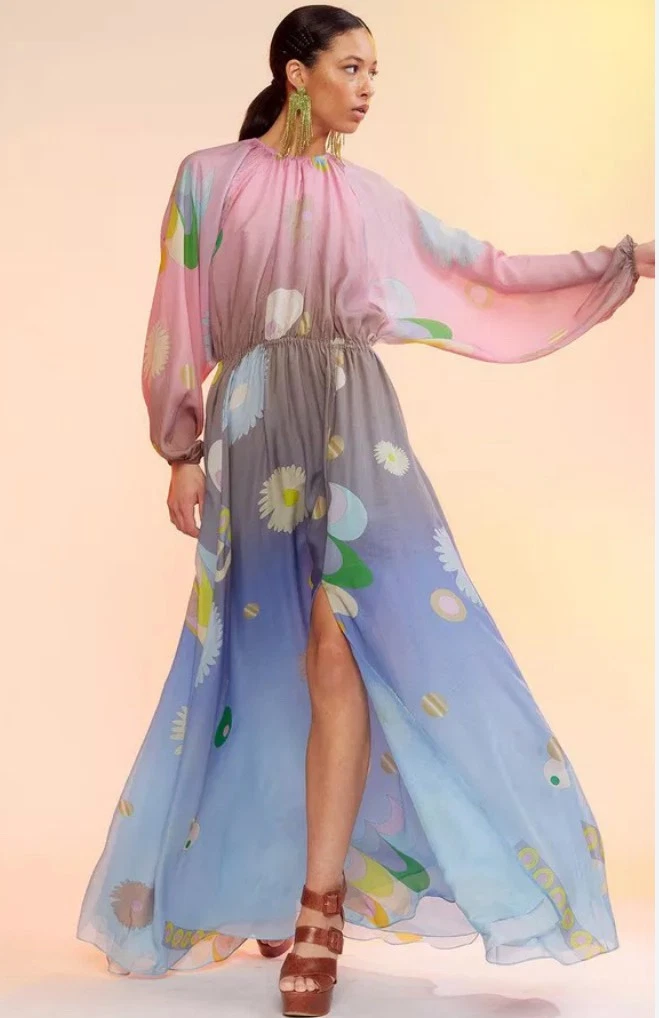 chinese dress ladies Umbria Silk Dress – Cynthia Rowley