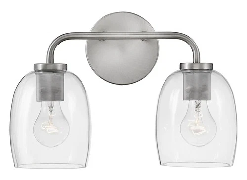 Lark 85012 Percy 2 Light 15"W Bathroom Vanity Light - Picture 1 of 13