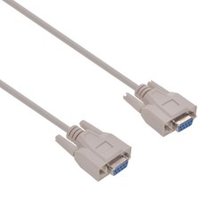 10 Pack of 100Ft DB9 Female to Female Serial Cable