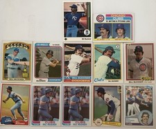 Vintage Bill Buckner Lot of 12 Cards Chicago Cubs Dodgers 1970’s 1980’s Rookie