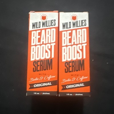 Wild Willed Bread Growth Serum Infused With Biotin & Caffeine 1  fl oz Lot of 2 