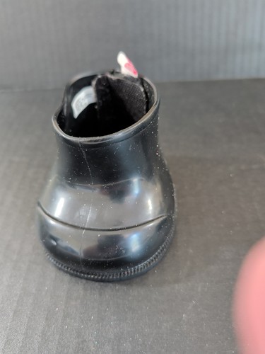 Build A Bear Black Plastic Rain Fire Fighter Santa Single Replacement Boot Shoe