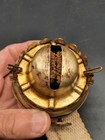 2 Antique P & A Plume & Atwood Oil Lamp Burners #2 Wire Side Clips Double Wick — photo 8