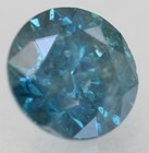 0.50 Carat Fancy Vivid Blue Round Brilliant Natural Enhanced Diamond 4.95m VIDEO — photo 3