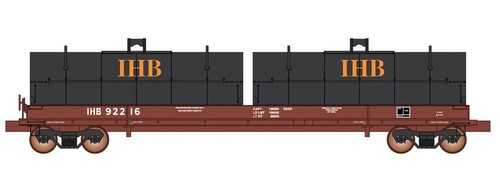 Intermountain ~ Escala HO ~ Coche Bobina Evans 100 Ton ~ Indiana Harbor Belt #92240 | Zustand: New