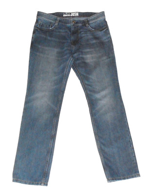 TOM TAILOR HERREN JEANS JOSH 33/32 REGULAR SLIM DENIM BLUE OPTIK HOSE W.33 L.32