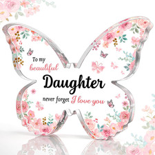 Gifts for Daughter Unique Daughter Birthday Gifts - 5x3.8x0.5 Inch Butterf...
