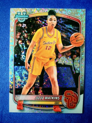 2026 Topps Bowman Chrome 1st JUJU WATKINS Speckle Refractor FX31