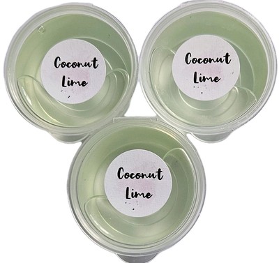 3x Coconut Lime - Gel Wax Melts - STARK DUFTEND - Jelly Wax Melts