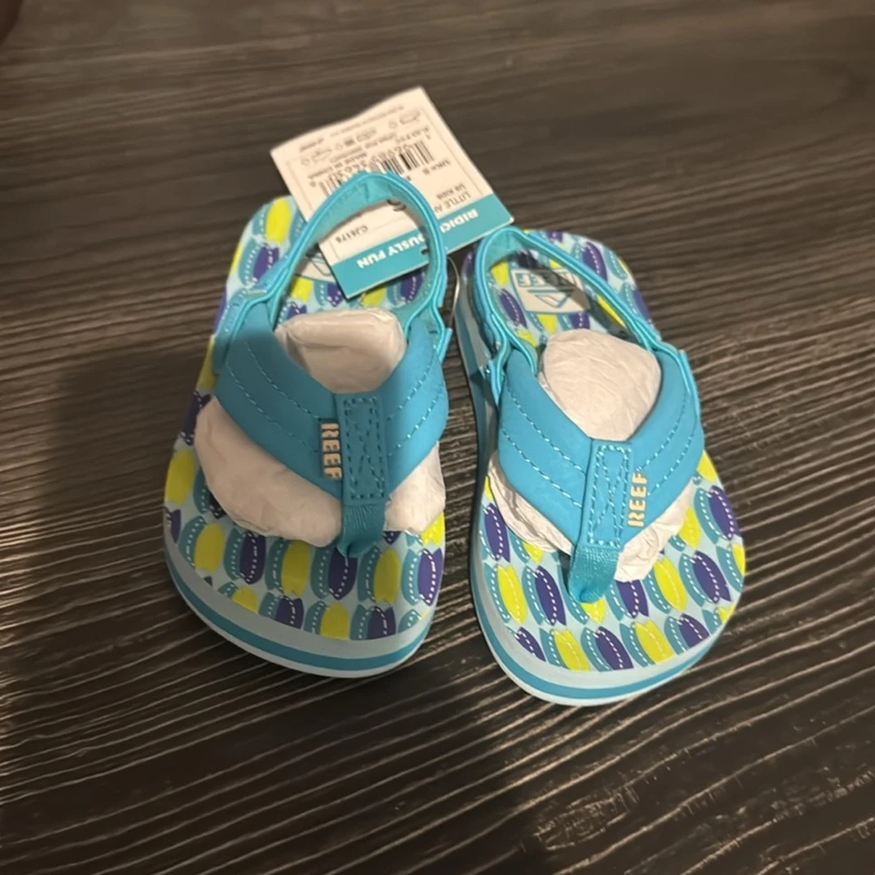 Reef Blue Sandals for Comfort and Style size 6 baby - Image 2 of 4