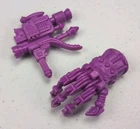 Vintage 1992 TMNT Robotic Bebop Accessories Mutant Purple Gun of Love Claw Hand