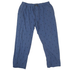 Polo Ralph Lauren Sleepwear Mens XL Blue All Over Pony Print Pajama Lounge Pants