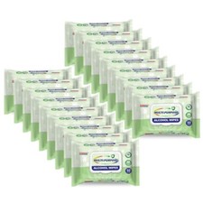 GERMisept MULTI-PURPOSE Plant Based Alcohol Wipes 75 Alcohol, 18Packs x 50 Wipes