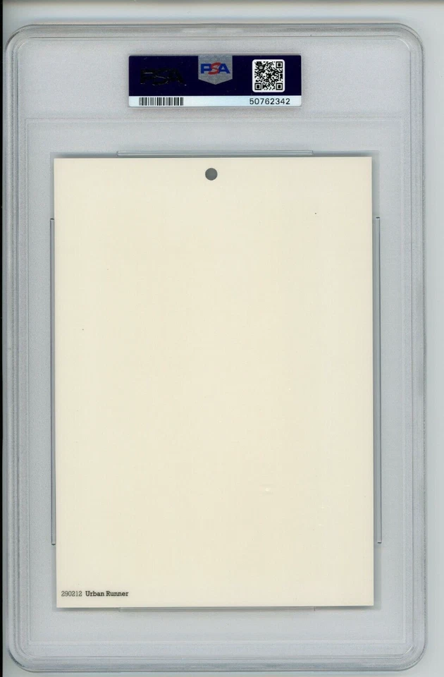 1982-83 NIKE POSTER CARDS URBAN RUNNER PSA 9 #212 AD PROMO RUNNING - Image 2 of 3