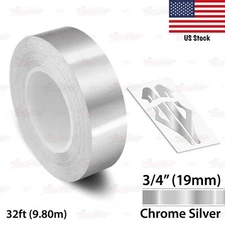 3/4" Roll Vinyl Pinstriping Pin Stripe Solid Line Car Tape Decals Stickers 19mm