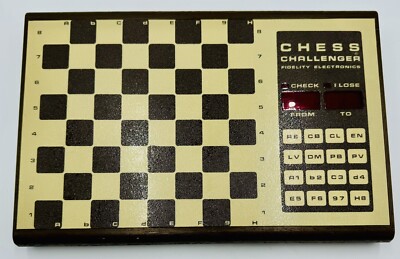 Jeu D'échecs électronique Chess Challenger De Fidelity Electronics (vintage USA)