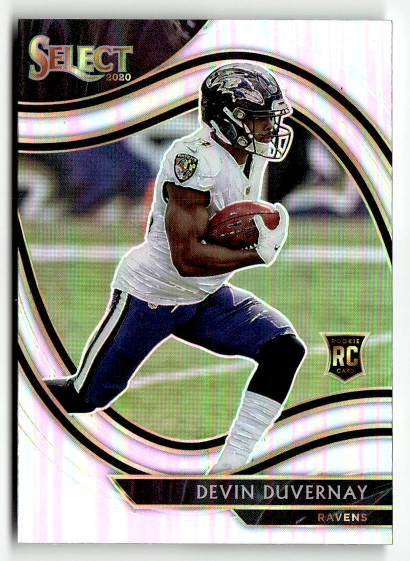 2020 Panini Select #377 Devin Duvernay Silver Prizm