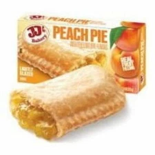 JJ's Bakery Peach Pie -- 12 per case.