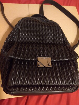 EMPORIO ARMANI バッグ armani emporio vegan eco leather backpack quilted chainmail look