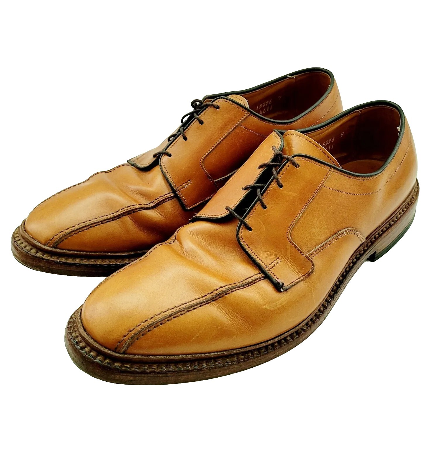 SAOLA Scarpe eleganti Allen Edmonds Hillcrest 5954 pelle noce punta bicicletta uomo 10D US