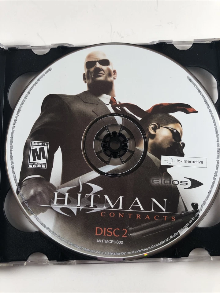 Hitman PC Game Contracts (PC 2004) Manual, and Game Disc - Image 4 of 4