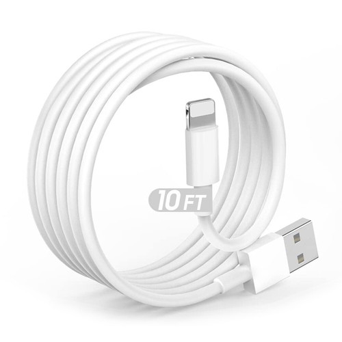 10 Pack USB Fast Charger Cable Cord For iPhone 14 13 12 11 Pro Max XR X 8 7 10FT - Picture 4 of 4