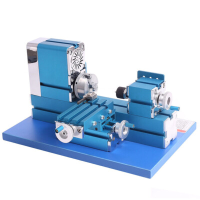 36W Mini Motorized Drehmaschine Metal Woodworking Hobby Teaching DIY Tools